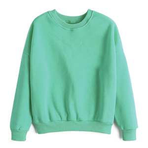 Sweat-shirt personnalisé 100% coton pour homme, gaufré, respirant, tendance, uni, logo, coupe classique, imprimé - Product Image 1