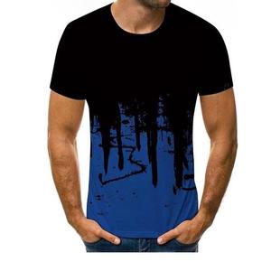 Camisetas estampadas de manga corta Unisex 100% poliéster con logotipo personalizado para hombre, Camisetas estampadas de diseño personalizado de alta calidad para hombre - Product Image 3