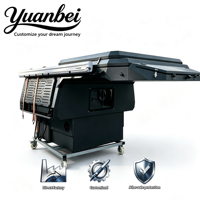 Cuisine coulissante compacte en alliage pour camping-car, prête pour panneaux solaires, pour camping en plein air