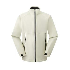 Winter Formal Stand-up Collar <b>Colour</b> Blocking Men's Windbreaker Softshell Jacket with Zipper Closure and Custom Logo - Product Image 5