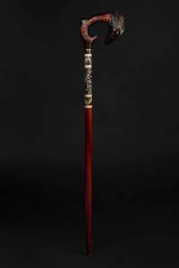 Bâton de randonnée en bois verni de 122 cm, design personnalisé, populaire, fabriqué en usine depuis 15 ans - Product Image 5