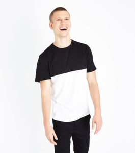 T-shirt uni de luxe pour homme, 260 GSM, 100% coton, col en V, logo personnalisé, OEM, ODM, faible MOQ - Product Image 3