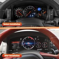 AuCAR 12.3 "système Linux APEX tableau de bord numérique Instrument tachymètre cluster pour Nissan GTR 2008-2023 voiture LCD compteur de vitesse