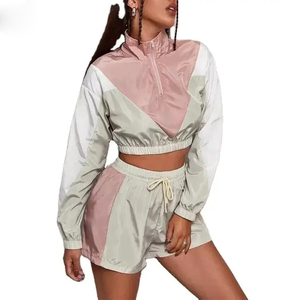 ชุดกางเกงขาสั้นกันลมใส่ได้ทั้งชายและหญิงผ้าแคนวาสบางแบบลำลองสำหรับผู้ใหญ่ - Product Image 3