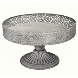 ชุดแท่นวางเค้กชุบสังกะสีแบบมีขอบจานแสดงขนมอบคัพเค้กขนมหวานสำหรับงานเลี้ยงวันเกิดงานแต่งงาน - Product Image 1