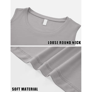 Tops ligeros personalizables de Yoga para mujer, ropa de entrenamiento elástica transpirable, Etiqueta Privada para ropa de gimnasio de verano, OEM Fitness - Product Image 5