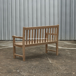 Banc classique 2 places en bois massif teck mobilier de jardin extérieur indonésie thaïlande Vietnam chine pour USA marché européen Fine St - Product Image 5