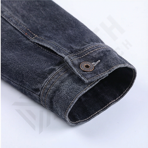 Veste en jean vintage pour homme de haute qualité, doublée de fourrure personnalisée, réversible, confortable, manteau d'hiver, vêtements de rue tendance, vêtements d'extérieur - Product Image 6