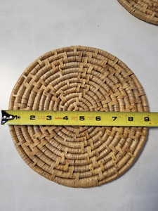 Wholesale Vintage Eco-Friendly Natural Rattan Placemat Handmade Wedding <b>Dinnerware</b> From Vietnam - Product Image 4