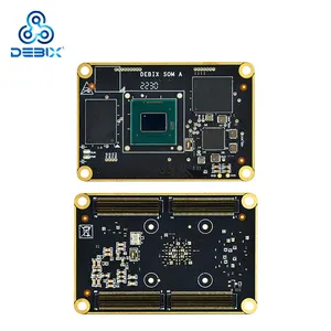 DEBIX bras intégré industriel carte mère iMX 8M Plus CPU 2.3 TOPS NPU 4gb 8gb ram sata3.0 & m.2 poe carte mère d'alimentation pour pc