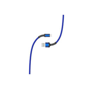 Cable Micro USB Netzy LS64 Negro de 1m de Longitud, Conectores en Ángulo Recto V8 para Carga Rápida y Transmisión de Datos, 2 Años de Garantía de Importación - Product Image 3