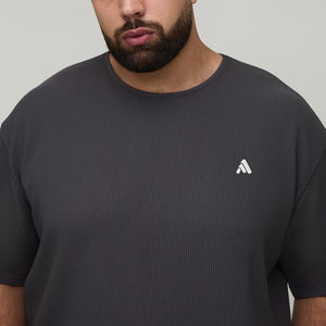 Camisetas Vintage para Hombre de Talla Grande con Logotipo Personalizado, Corte Cuadrado, 100% Algodón Transpirable, Servicio Personalizado OEM - Product Image 3