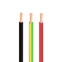Vente chaude Dubaï marché BVR 1.5mm 2.5mm 4mm 6mm fil électrique câble d'alimentation pour maison câblage toronné cuivre usine approvisionnement
