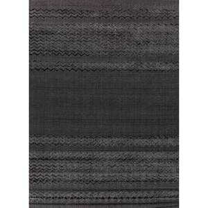 Alfombras de Bambú y Seda Tejidas a Mano con Rayas Azules, Modelo HBS-04 - Product Image 1