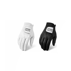 Gants de golf en cuir véritable Cabretta en gros, protection UV, confortables, antidérapants, respirants, logo personnalisé, international, pour la main - Product Image 1
