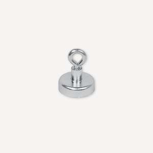 Gripper piatto in ferrite Ø20x6mm con occhiello - Product Image 1