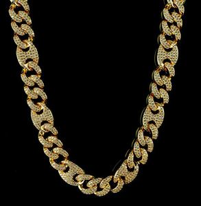 15MM/19MM Or Jaune BustDown Rappeur Miami Hip Hop Collier Pendentifs Charmes Avec Diamant Mariner Cubain Chaîne Moissanite - Product Image 1