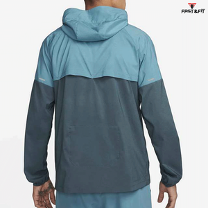 Chaqueta Cortavientos Deportiva con Capucha y Cuello Alto de Lona Ligera de Nuevo Diseño, Impermeable, Transpirable, Chaquetas de Invierno con Logotipo Frontal para Exteriores - Product Image 2