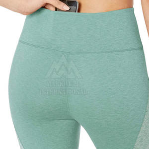 Leggings de yoga sur mesure en gros Leggings de yoga taille élastique fabriqués par des professionnels Leggings de yoga de haute qualité - Product Image 5