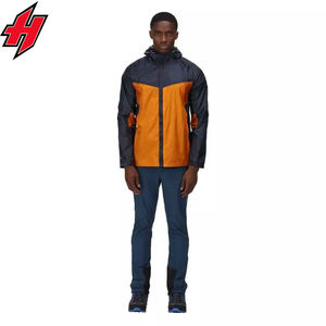 แจ็กเก็ตกันลมมีซิปของผู้ชายแจ็กเก็ตกีฬา100% น้ำหนักเบาออกแบบได้ตามต้องการ - Product Image 3