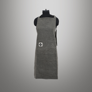 Delantal sin Mangas 100% Algodón Gris Oscuro con Estampado Diseñado para Uso Refrescante en la Cocina, Exportado por KRIVIAN EXPORT PRIVATE LIMITED - Product Image 1