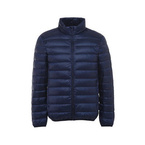 Veste d'hiver matelassée 2026 en gros, style streetwear, col montant, poche avant, respirante, coupe-vent, manteau pour homme avec doublure en bambou - Product Image 4