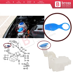 BSP1088 Front Winhield Wiper <b>Washer</b> Fluid Bottle Tank Reservoir Cap 1K0955455 for - Product Image 5