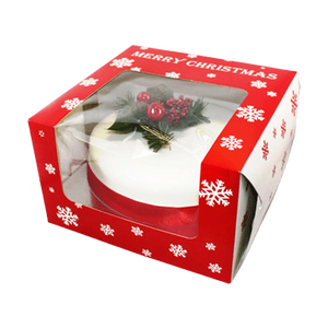 Boîte à gâteau personnalisée de haute qualité avec fenêtre, boîte à gâteau transparente, boîte à gâteau de noël - Product Image 6