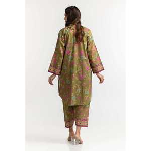 ชุดเสื้อและกางเกงผ้าด็อบบี้พิมพ์ลายดิจิทัล สีสันแบบ IPS-24-18 - Product Image 4