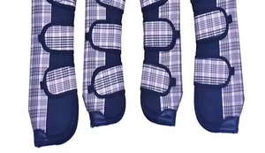 Botas ajustables de viaje para caballos para un ajuste óptimo y protección para viajes por carretera con calzones - Product Image 4