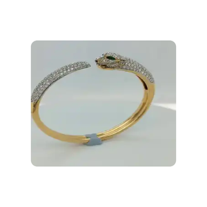 Bracelet en or jaune 14 carats de qualité supérieure avec diamants naturels Style Hip Hop pour les cadeaux disponibles à la vente - Product Image 3