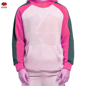 Sweat à capuche pour homme avec panneau de couleur, taille personnalisée, logo en tissu, OEM et ODM, fabricant de sweats à capuche, fournisseur - Product Image 5