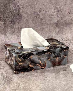 Boîte à mouchoirs en résine pour la maison et l'hôtel, motif artisanal 3D, modèle décoratif - Product Image 2