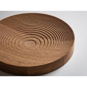 Plateau de service en bois décoratif fait à la main, durable, multifonctionnel, design écologique, bois naturel, décoration d'intérieur - Product Image 4