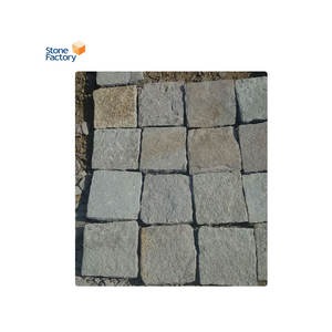 Adoquines Decorativos para Exteriores en Mezcla de Amarillo y Marrón, Pulidos, Cuadrados y con Formas Personalizadas para Caminos de Entrada y Jardinería - Product Image 1