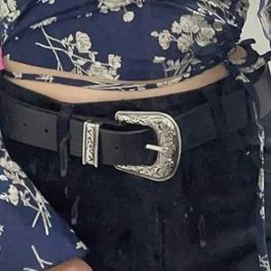 Cinturón de piel de vaca de la mejor calidad para hombre con estilo High Street Trendy Buckle Precio barato - Product Image 2