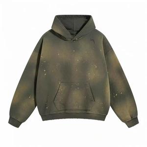 Custom Vintage Acid Wash Blank Hoodies 400 Gsm Acid Wash Hoodie - Product Image 1