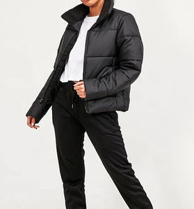 แจ็กเก็ตแบบขนเป็ดผ้าฝ้ายสำหรับผู้หญิงเสื้อแจ็กเก็ตตัวใหญ่ออกแบบได้ตามที่ต้องการกันน้ำใส่ได้ทั้งฤดูใบไม้ร่วงและฤดูหนาว - Product Image 4