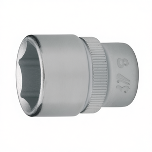 Hazet 3/8'' 6-Point Square <b>Socket</b> with Traction Profile and Knurling - Product Image 2