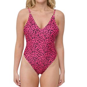 Custom Wholesale Hot Sale Womens One Piece Swimsuit High Quality Full Sublimation High Waist <b>Leopard</b> Design - Product Image 3