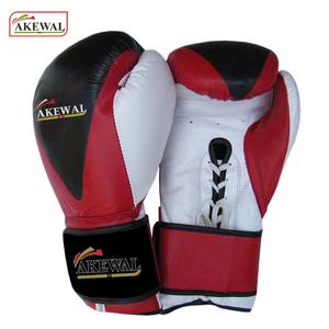 Akewal Unisex Genuine Cowhide Leather Boxing <b>Gloves</b> With Custom Printed Training Fighting <b>Gloves</b> <b>Lace</b> up Competition Boxing - Product Image 2