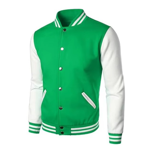 Blousons universitaires vierges pour hommes, modèle 2026, dernier design, motif uni, prix abordable - Product Image 2