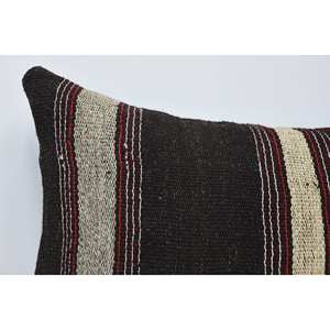 พรมขนสัตว์ถักสีน้ำตาล16X24นิ้วหมอนดีไซน์ทอลายวินเทจ - Product Image 2