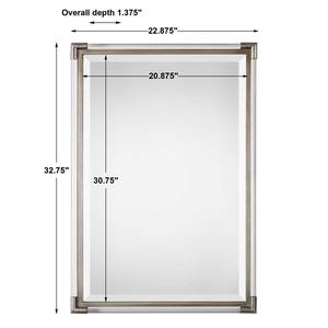 Rectangular Wall <b>Mirror</b> Modern Metal Frame Household Hotel Apartment Living Room Bedroom Hallway Wall Decoration <b>Dressing</b> <b>Mirror</b> - Product Image 2