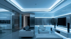 Wholesale 12V LED Strip Light 50m Roll 120LEDs/m SMD2835 IP20 10W Extra Cold 7500K Flexible LED Tape for Indoor Accent Lighting - Product Image 3