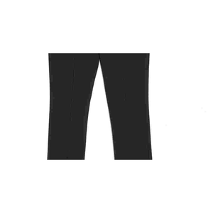 Pantaloni da donna Danielle Bernstein taglie forti con spacco frontale, neri, taglia 20W - Product Image 3