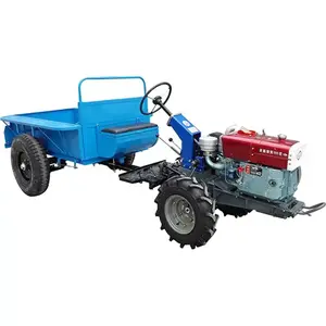 Kwaliteit Lopen Twee Wiel Tractor Voor Farm Hand Mini Walking Tractor 12hp