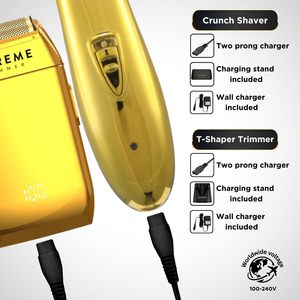 Recortadora 2 en 1 T-Shaper, Afeitadora Eléctrica, Resistente al Agua IPX7, de Acero Inoxidable, con Batería, Kit de Corte de Pelo, Recortadora de Barba - Product Image 5