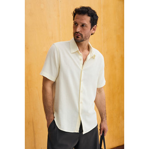Chemise ajustée pour homme GRIMELANGE LUNAS, 100% coton biologique, coupe classique - Product Image 1