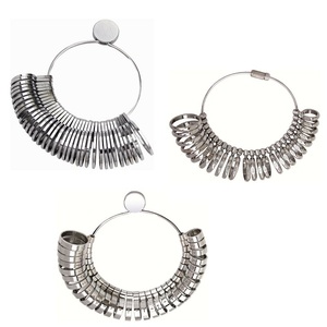 US Standard 1-15 Band <b>Ring</b> Sizer Gauge Set with Sizes and Half Sizes New Brass Jewelry Making <b>Tool</b> - Product Image 5